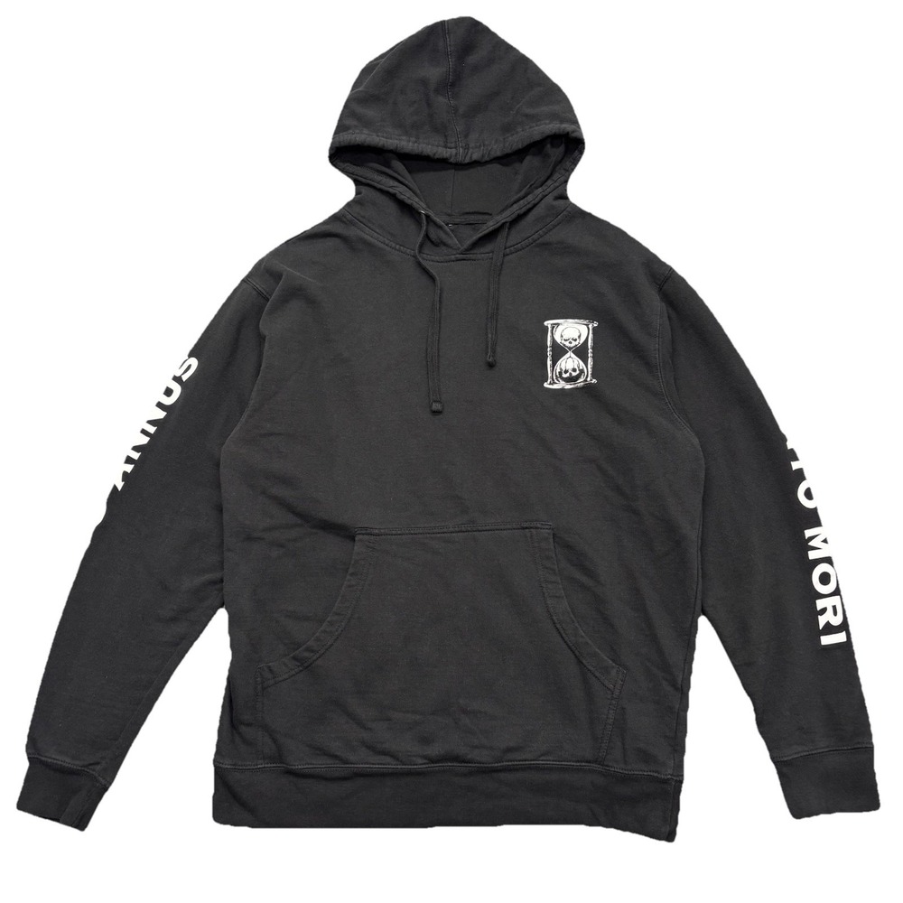 Unus Annus Hoodie Size Medium Memento Mori Hourglass Black Pullover Markiplier